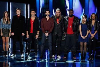 The Voice- Top 8 contestants